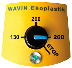 Сварочный аппарат RSP 2aPm - 800Вт под плоские насадки, Wavin Ekoplastik - фото 3 - id-p140783403