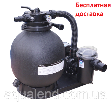 Пісочний фільтр для басейну Emaux FSP390-SD75 (8 м3/год, D400), фото 1