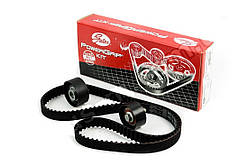 Ролик ГРМ ВАЗ 2170, 2172 двигун 11194, 21126 (натяжна і опорний) з ременем, комплект (пр-во Gates)