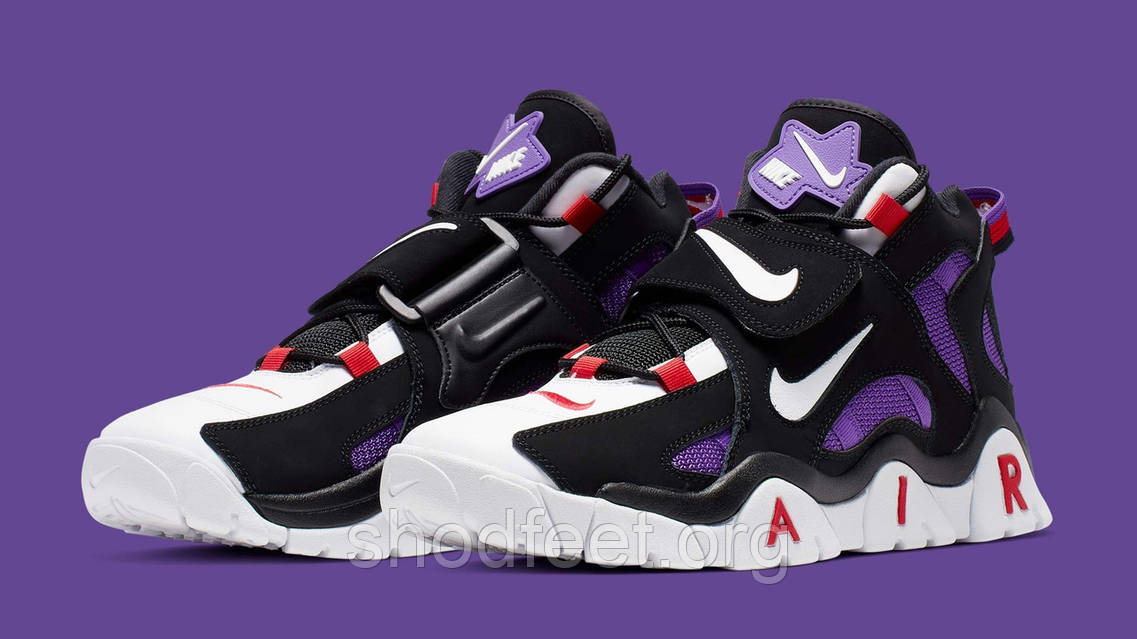 Nike air barrage purple sales