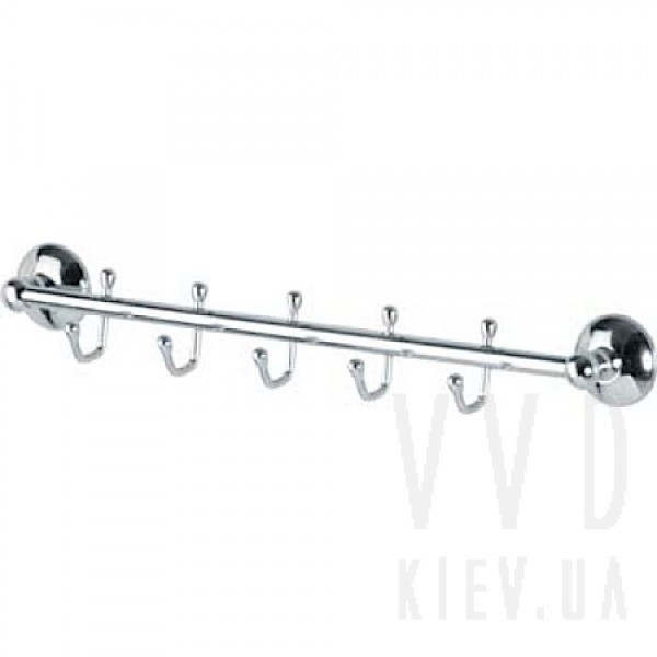 Вішалка для одягу Lider на 5 гачків (латунь) 1103, фото 1