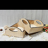 Таця, піднос міні 15х20,5см (фанера 6мм)