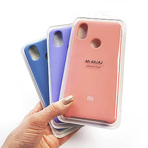 Silicone Case Premium на Xiaomi Mi 6X / Mi A2 Pink, фото 4