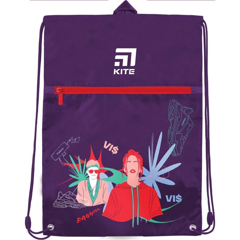 Сумка для взуття з кишенею Kite Education VIS Час і Скло vis19-601l-1, фото 1