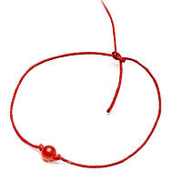 Браслет червона нитка Сердолік