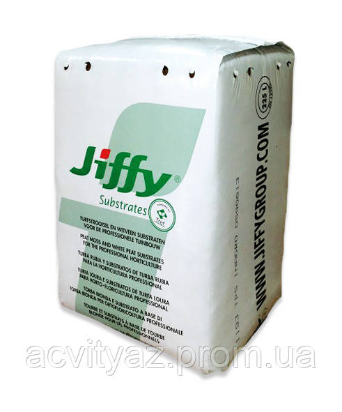 Торф'яної субстрат Джифи - Jiffy (Рн 5,8) 0-8 мм, 225 літрів