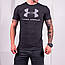 Футболка чоловіча спортивна under armour X black чоловіча футболка приталені андер армур, фото 3