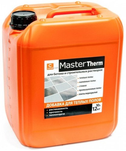 Пластифікатор для теплої підлоги Coral MasterTHERM, 10 л, фото 1