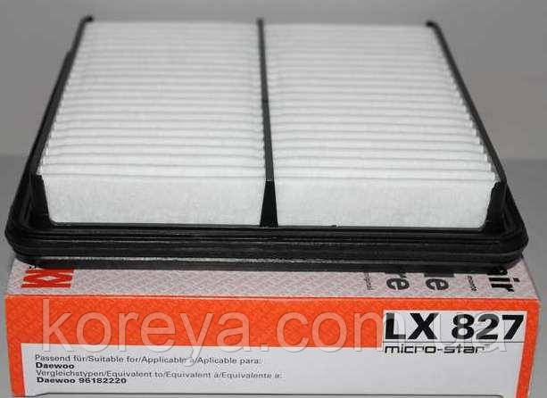 Фільтр повітряний Ланос. Сенс Mahle LX827