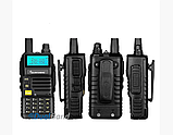 Рація Quansheng UV-R50+Гарнітура Quansheng QS-3 c кнопкою РТТ, фото 5