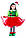 "Ельфійка новорічна" карнавальний костюм для дівчинки, фото 2