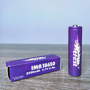 Акумулятор Efest IMR 18650 3.7v LI-MN 2500mah