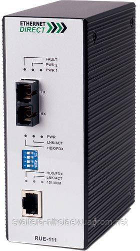 Преобразователь интерфейса Ethernet Optical (RUE-111-К5) до 5 км ...