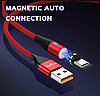 Кабель USB магнітний Topk USB з конектором Lightning iPhone., фото 8