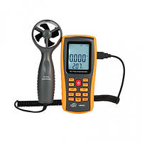 Анемометр-термометр USB 0,3-45 м/с, 0-45 °C BENETECH GM8902