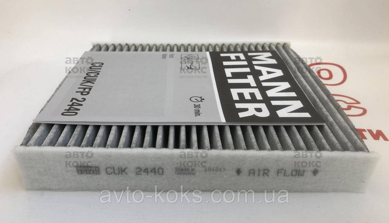 MANN CUK 2440 Фільтр салону вугільний Ford Focus, фото 1