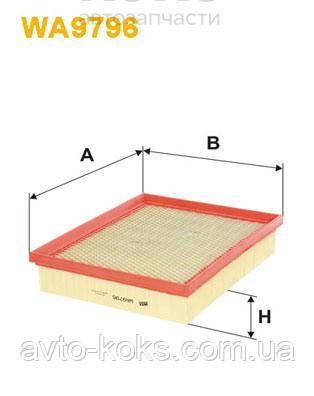 WIX WA9796 Фільтр повітряний Ford Mondeo, фото 1