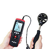 Анемометр професійний USB 0,3-45 м/с, 0-45 °C BENETECH GT8907, фото 5