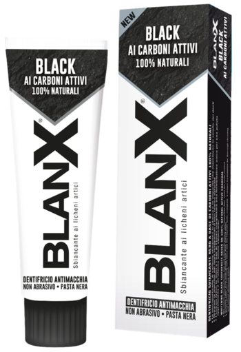 Зубна паста Blanx Classic Black Захист від плям Чорна з вугіллям 75 мл