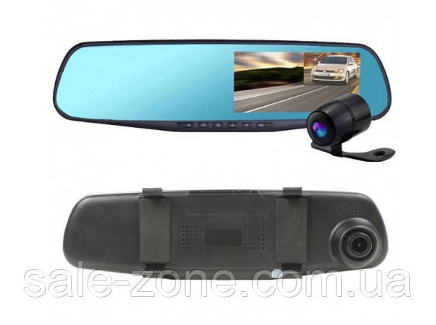 Відеореєстратор дзеркало для авто з камерою заднього виду Vehicle Blackbox DVR Full HD 4.3 дюймів Оригінал