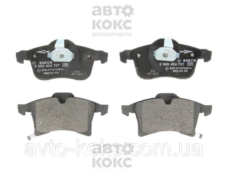 BOSCH 0986424707 Гальмівні колодки передні Opel Astra, Corsa 1.0-2.0