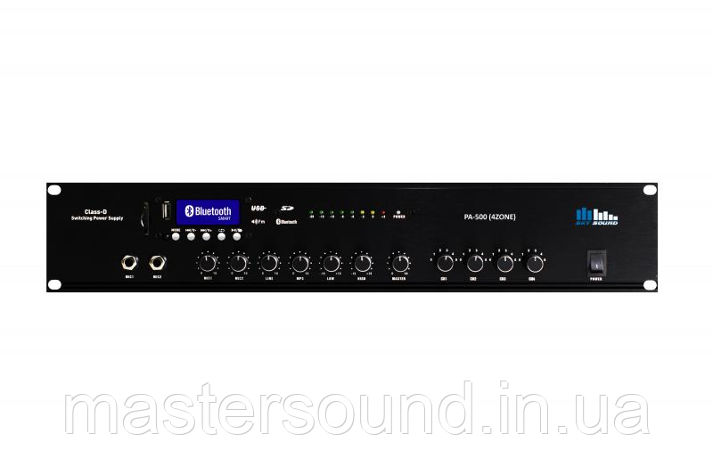 Трансляційний підсилювач Sky Sound PA-500D (4ZONE), фото 1