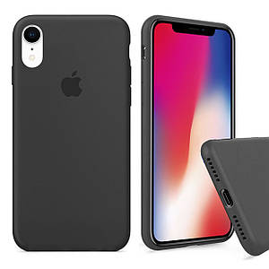 Чохол накладка xCase для iPhone XR Silicone Case Full темно сірий