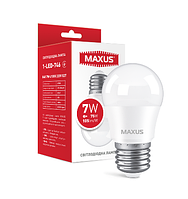 Лампа світлодіодна MAXUS 1-LED-746 G45 7W 4100K 220V E27