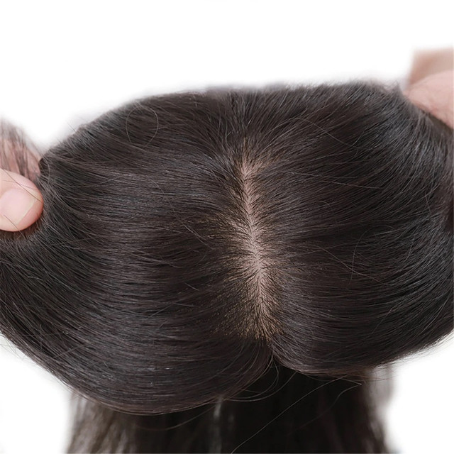 Накладка з волосся чорна