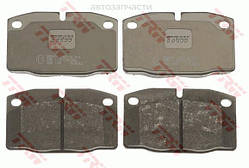 TRW GDB199 передні гальмівні колодки Opel Kadett, Astra, Omega, Vectra, Corsa 1.0-2.4