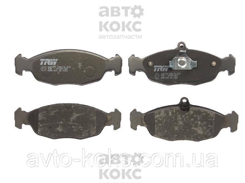 TRW GDB1040 передні гальмівні колодки Opel Astra, Corsa, Kadett, Vectra 1.0-1.8