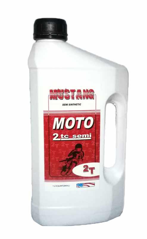 Масло MUSTANG Мото 2Т TC-W3 Semi 0,946л (1 U.S.QUART) Semi Sinthetic TC ...