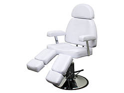 Педикюрне крісло модель 227 В (гідравліка), БІЛЕ