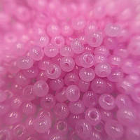 02292 Чеський бісер Preciosa/10 для вишивання Бісер рожевий алебастровий прозорий