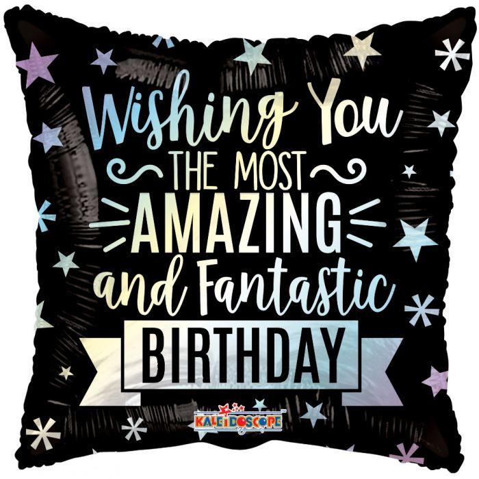 До 18" Amazing, Fantastic B'day Чудовий, фантастичний День народження