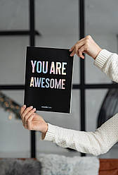 Зошит А4 у лінійку'You are Awesome', TM 'Olena Redko'