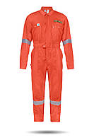 Комбінезон робочий помаранчевий 100% бавовна з водовідштовхувальним просоченням для моряків