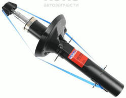 Sachs 200954 Амортизатор передній газомасляний VW Bora, Golf Skoda Octavia 1.4-2.0