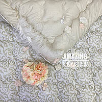 Одеяло полуторное на холлофайбере "АРДА" Размер 150*210 см | Ковдра, наповнювач холлофайбер. Стеганое одеяло