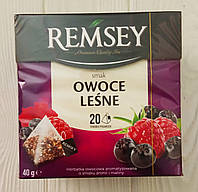 Чай фруктовый со вкусом лесных ягод Remsey 20 пакетиков 40g (Польша)