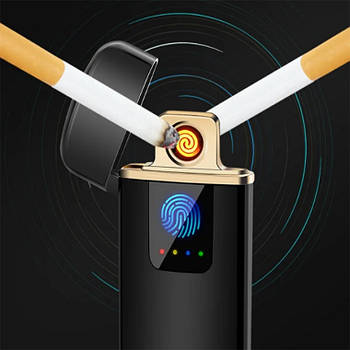 Металева спіральна сенсорна електрична USB запальничка Lighter Лучшая цена