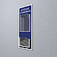 Кут споживача для заведений натальний інформаційний стенд на 2 кишені синій, фото 2