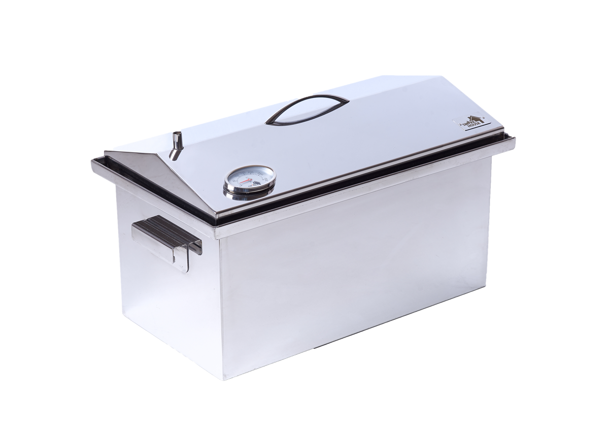 Коптильня для дома SmokeHouse L DeLuxe з термометром, фото 1