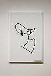 Картина  на холсті  інтер'єрна абстрактна настінна арт панно  Manific Decor "Wall Art Woman / Жінка Загадка", фото 10