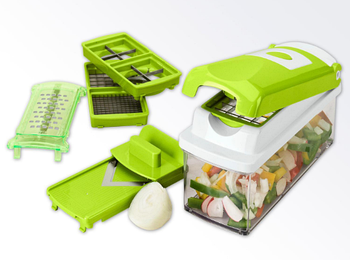 Овочерізка ручна для овочів і фруктів Nicer Dicer Plus