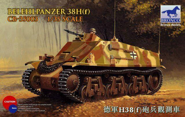 Belehlpanzer 38H (f) німецький розвідувальний танк. Збірна модель. 1/35 BRONCO MODELS CB35003, фото 1