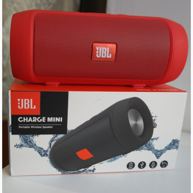 Колонка Charge Mini c USB и MicroSD Bluetooth (качественная ) красная ...