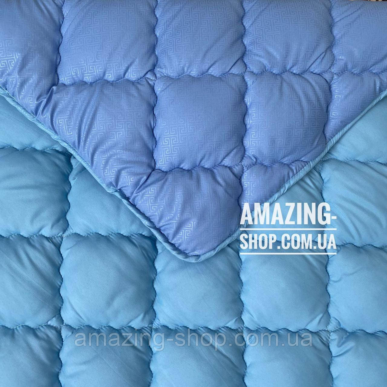 Ковдра полуторна на холофайбері "ODA" 155*210 см Тепла ковдра, наповнювач холофайбер. Стьобана ковдра ОДА, фото 1