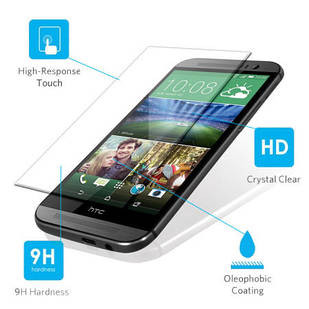 Захисне скло TG Premium Tempered Glass 0.26 mm (2.5D) для HTC One M8