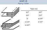 KHF13 Пристосування для вшивання канта з наповнювачем на прямострочній машині, фото 2